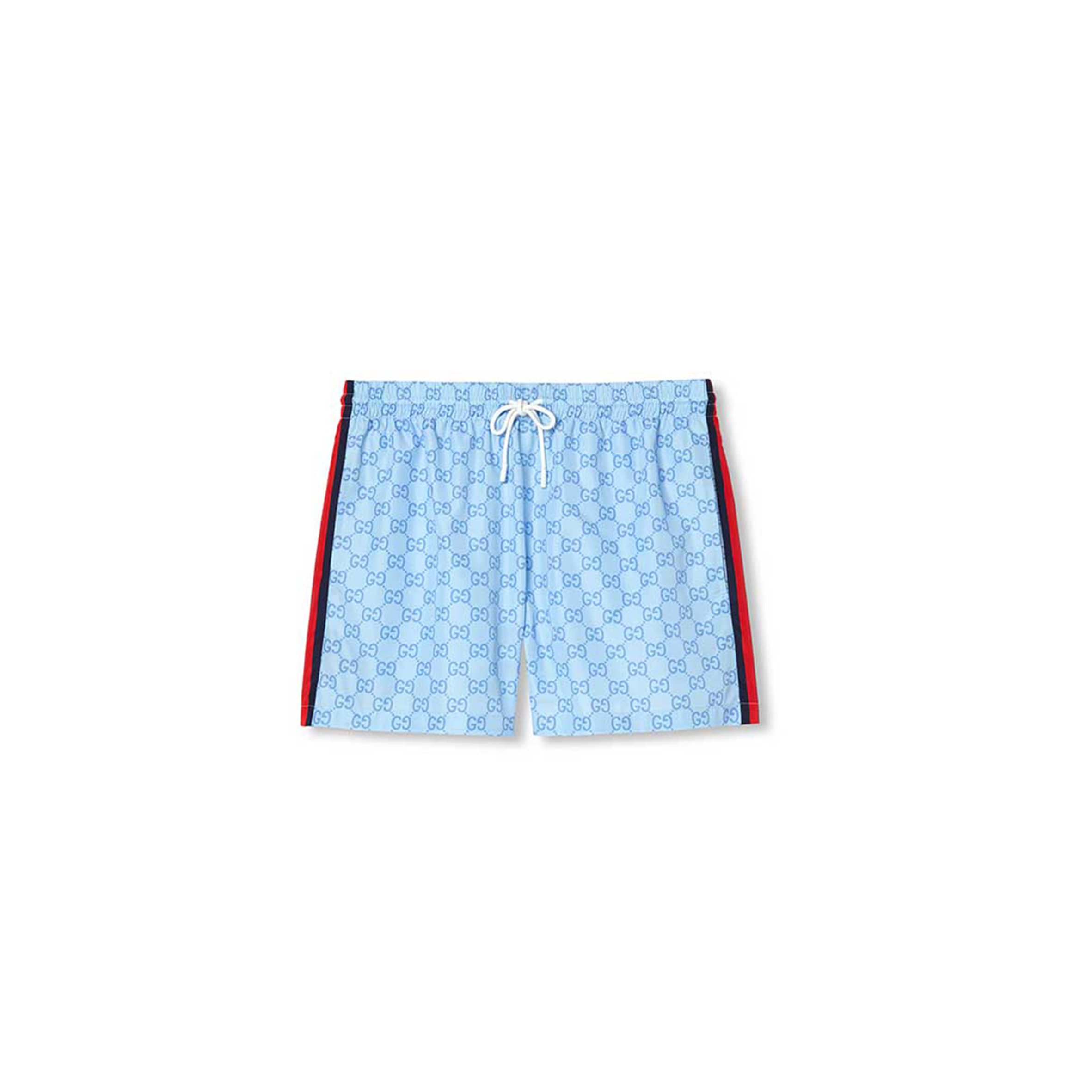 GUCCI PRINTED POPLIN TECH SWIM SHORTS 815602
